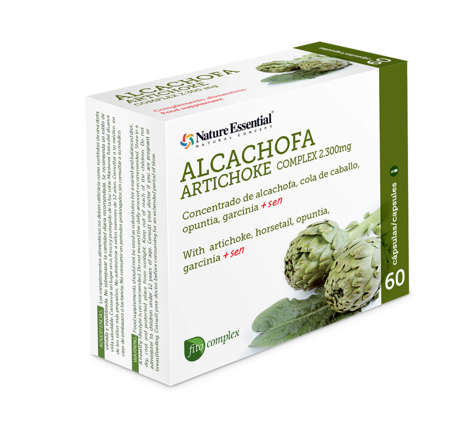 Alcachofa Complex 2300mg 60caps - Nature Essential