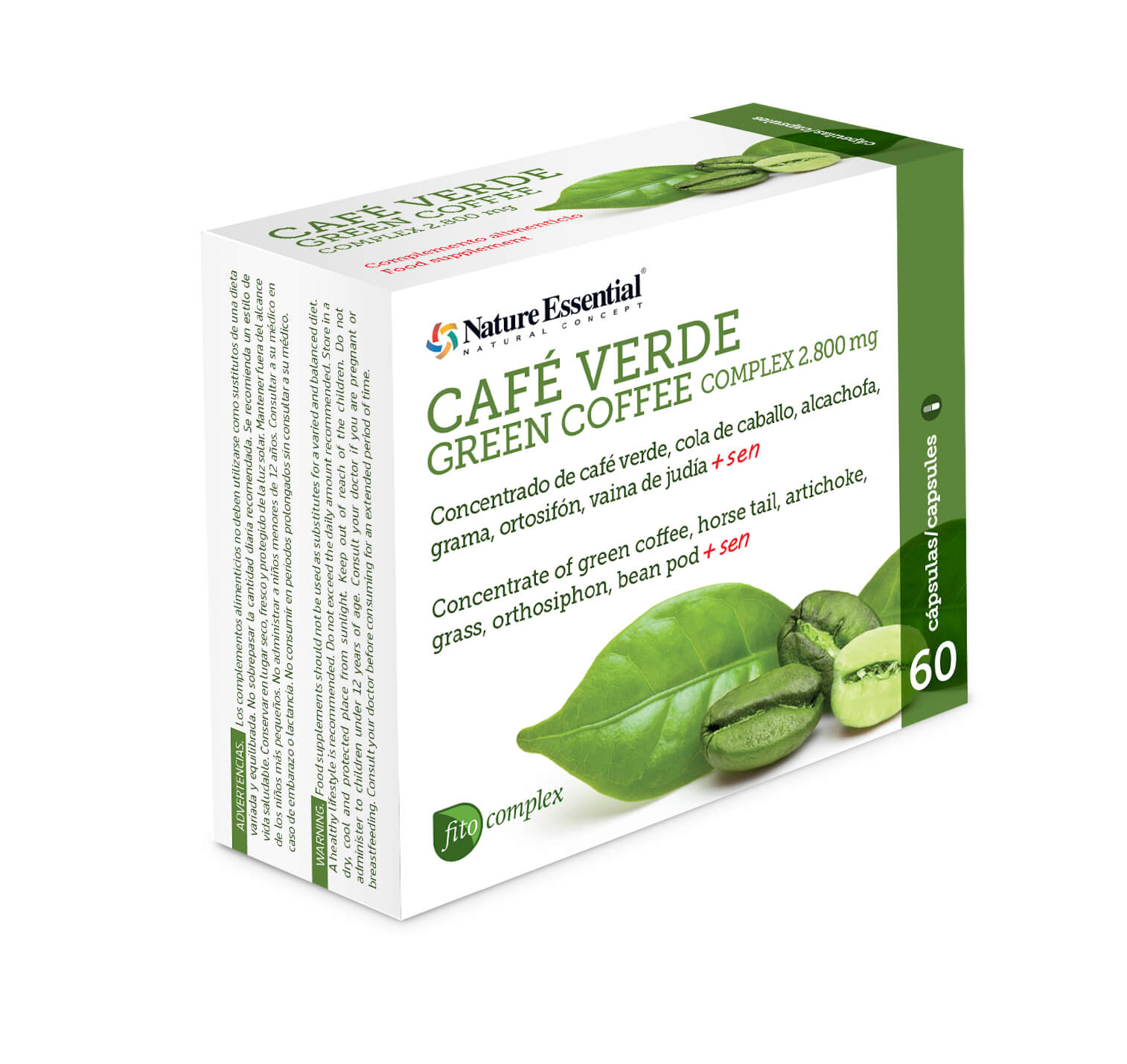 Café Verde Complex 2800mg 60cap - Nature Essential